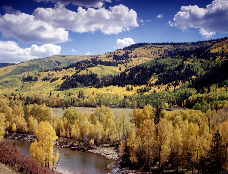 The Dolores River Valley, Colorado, in autumn
