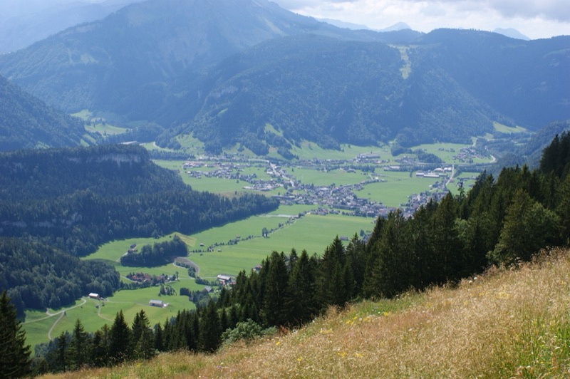 View over Bezau in Austria's Bregenz Forest