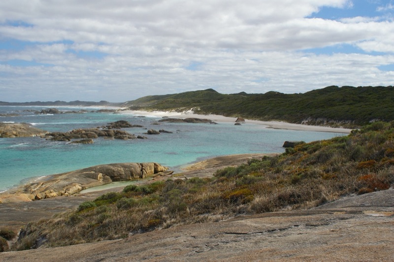 Turquoise water and granite boulders at Greens Pool near Denmark, Western Australia